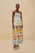 Multicolor Aracati Maxi Dress