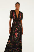 Black Belle Garden Lenzing™ Ecovero™ Viscose Maxi Dress