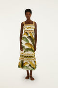 Sand Trancoso Wavy Trim Lenzing™ Ecovero™ Euroflax™ Maxi Dress