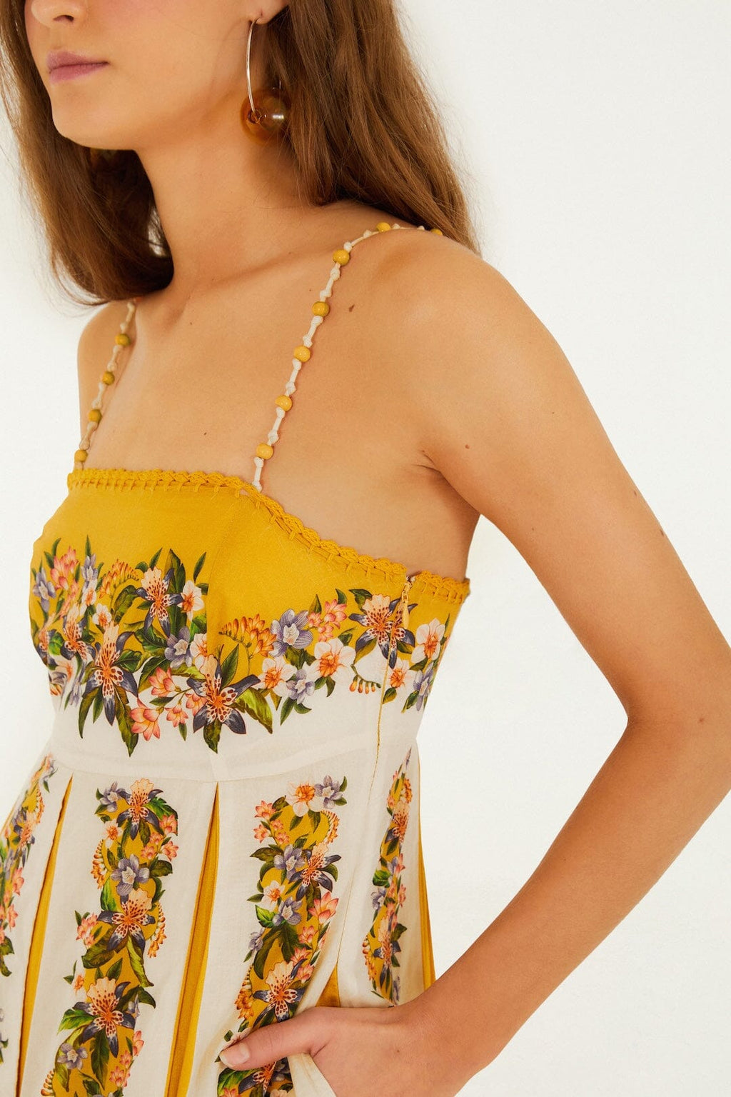 Sand Hilo Stripes Maxi Dress