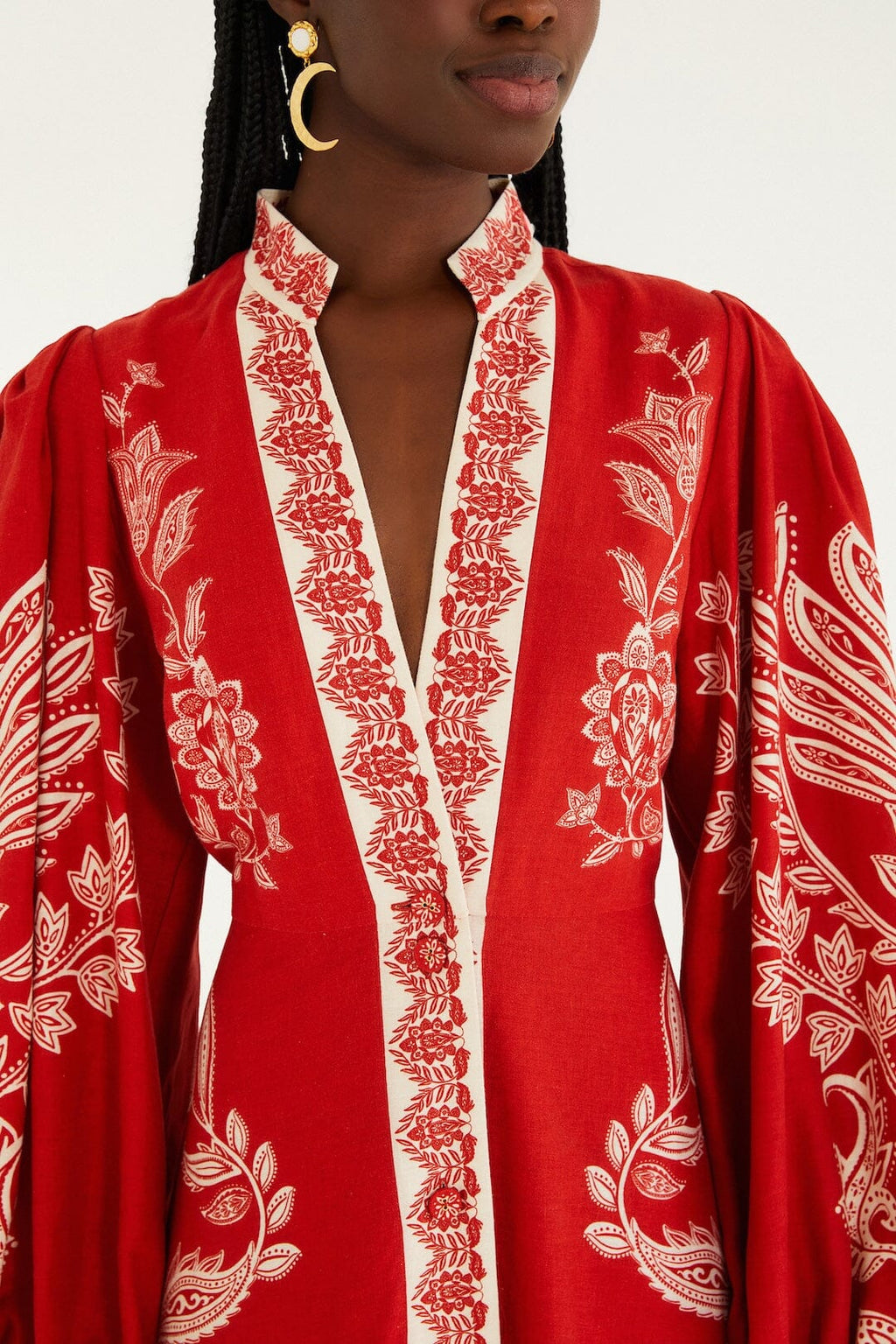 Red Miranda Lenzing™ Ecovero™ Euroflax™ Maxi Dress