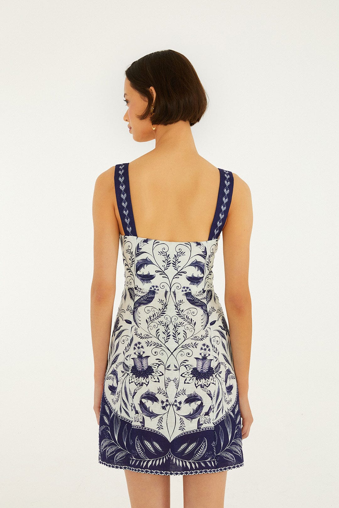 Off-White Nina Euroflax™ Premium Linen Mini Dress
